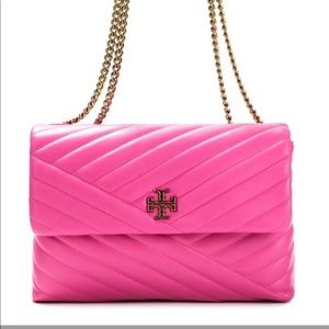 TORY BURCH KIRA CHEVRON SHOULDER BAG NWT